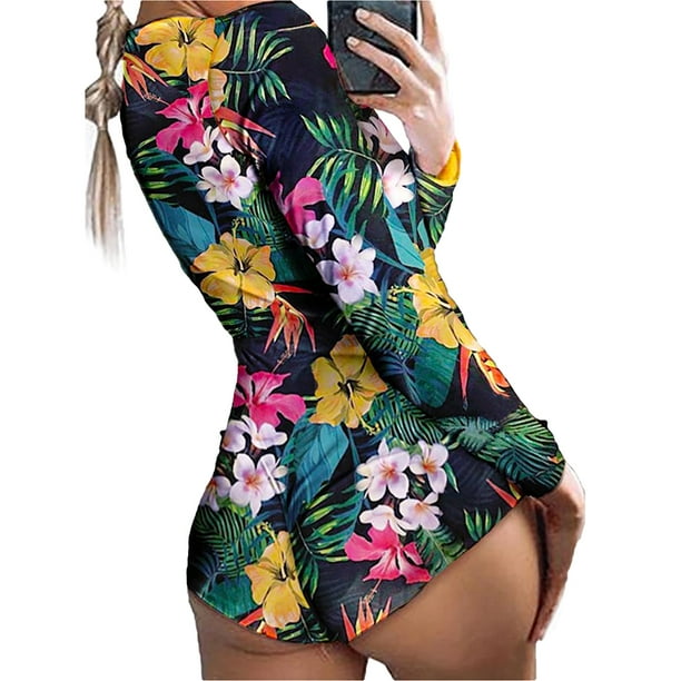 Sweatwater Women Long Sleeve Bowknot Wrap Shorts Casual V Neck Romper Jumpsuit Sweatwater Women Long Sleeve Bowknot Wrap Shorts Casual V Neck Romper Jumpsuit